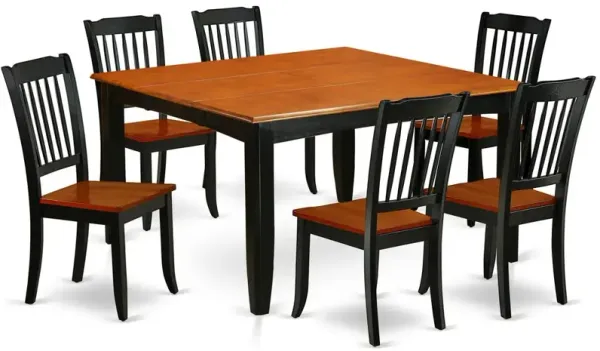 Dining Room Set Black & Cherry