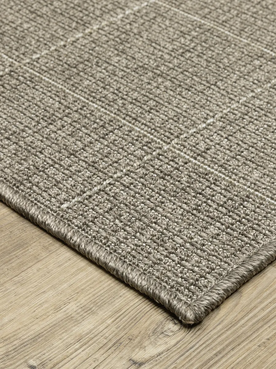 Caicos 7'10" x 10' Grey Rug