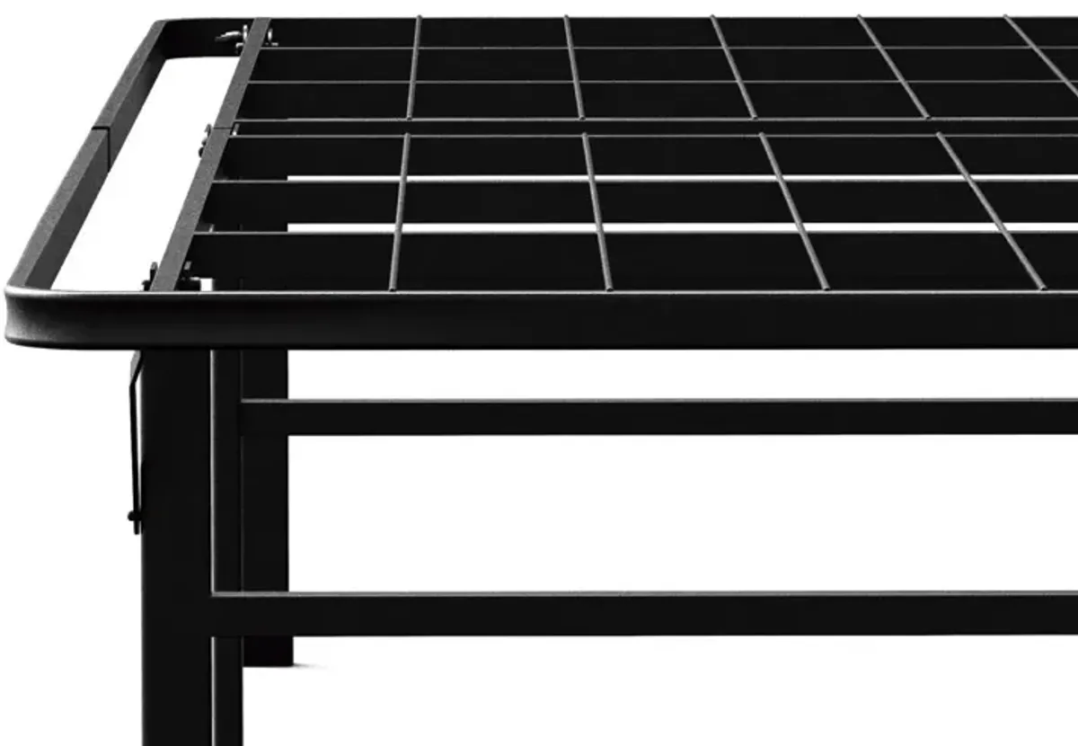 Hivvago Full size 18-inch High Rise Folding Metal Platform Bed Frame