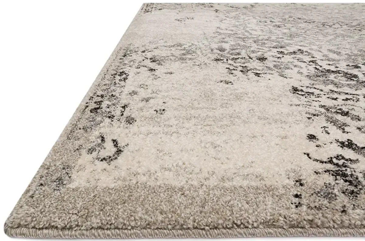 Emory EB01 Charcoal/Ivory 3'10" x 5'7" Rug