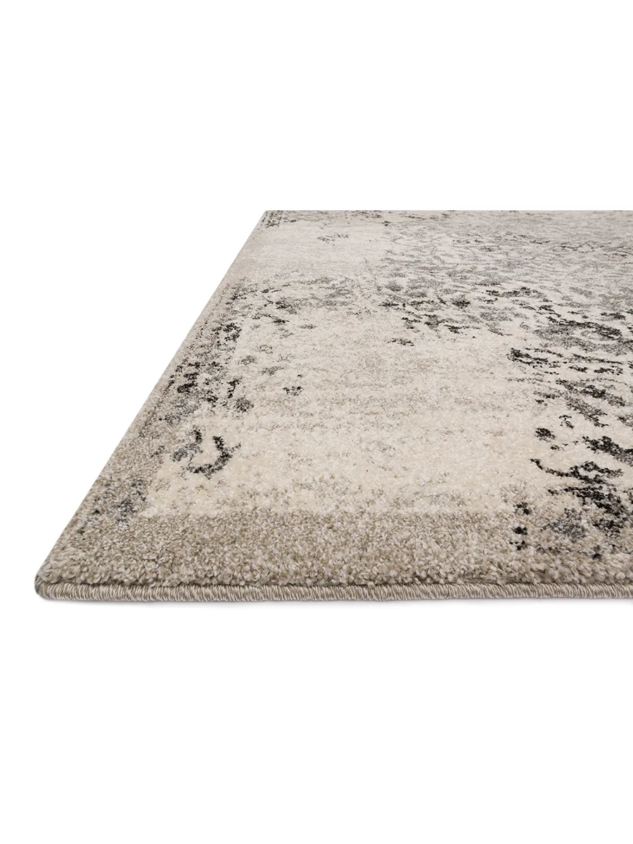 Emory EB01 Charcoal/Ivory 3'10" x 5'7" Rug