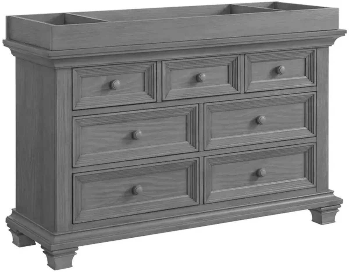 Oxford Baby Weston Changing Topper Dusk Gray