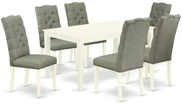 Dining Room Set Linen White