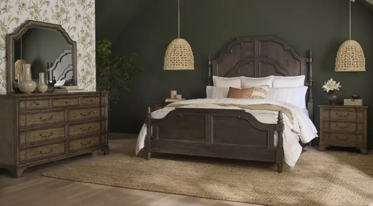 Revival Row King Bed