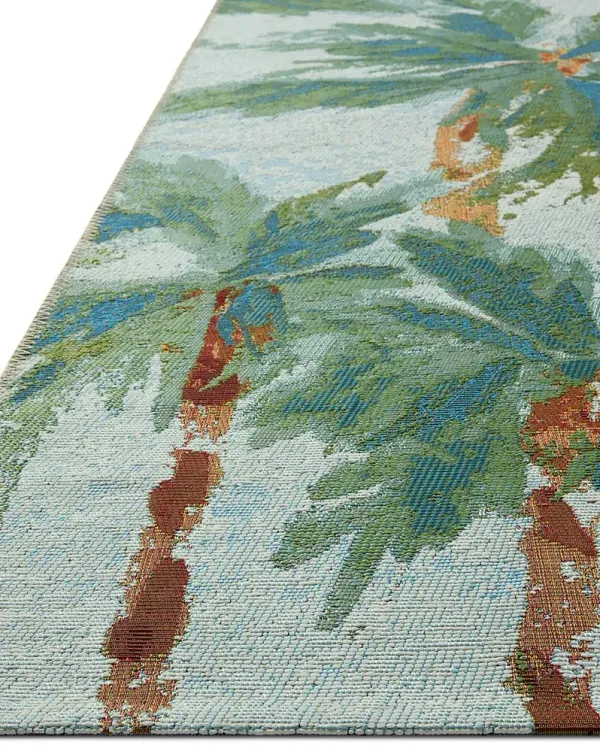 Botanical BOT04 Sky/Green 5'3" x 7'8" Rug