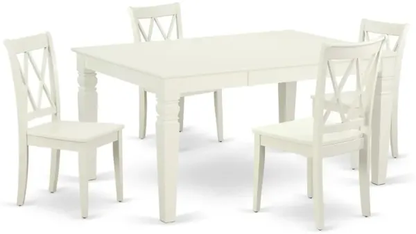 Dining Room Set Linen White