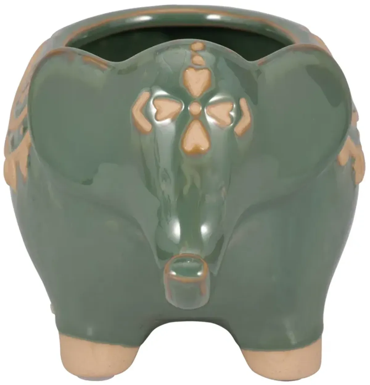 7" Elephant Planter