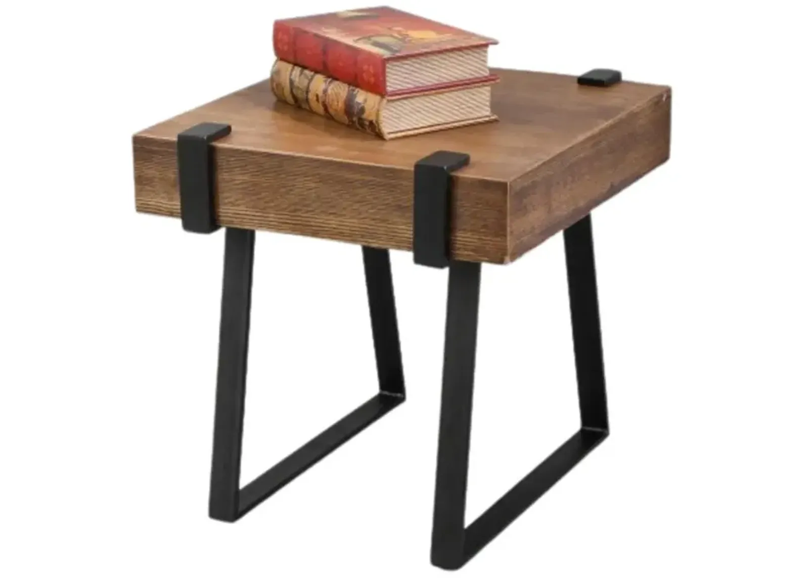 Hamburg Contemporary Contemporary MDF/Metal End Table