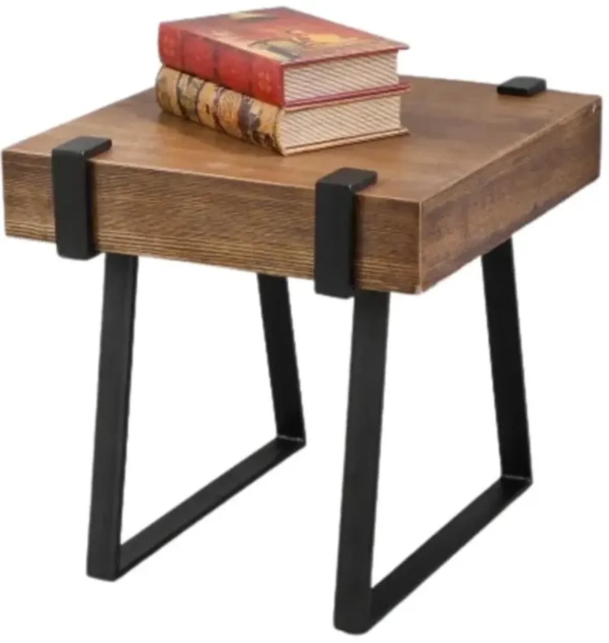 Hamburg Contemporary Contemporary MDF/Metal End Table