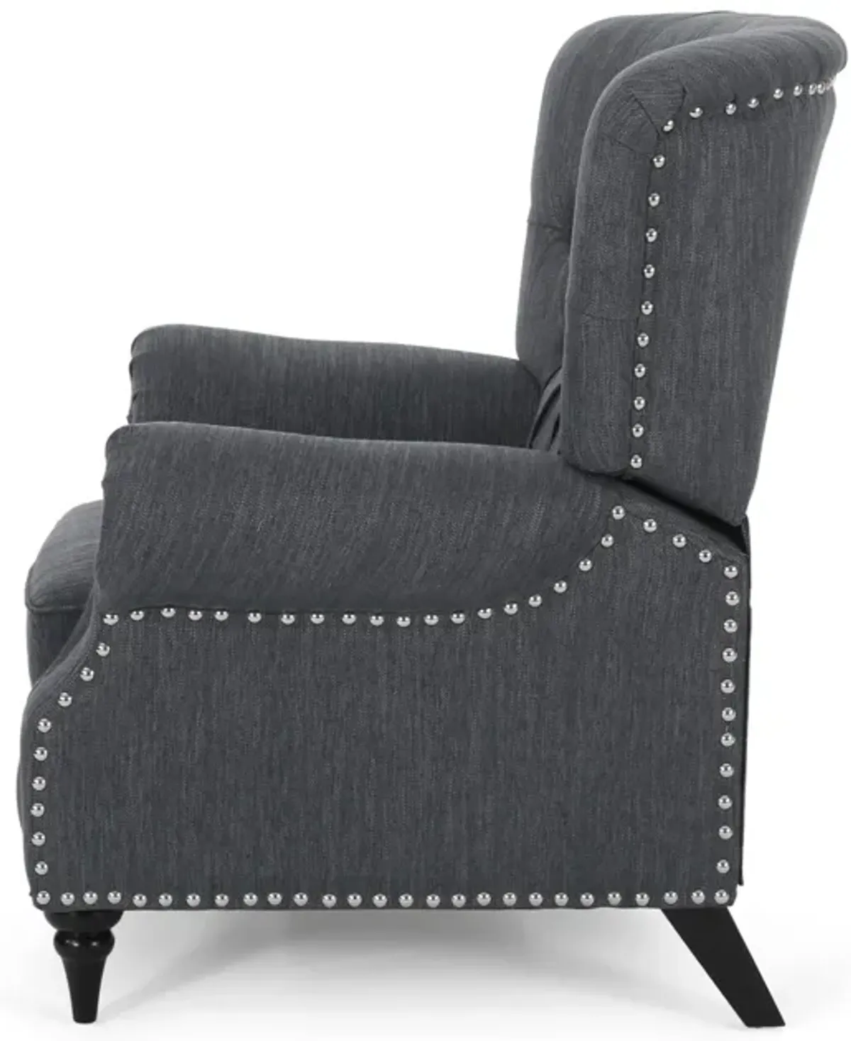 Merax Classic Charcoal Push Back Recliner Chair