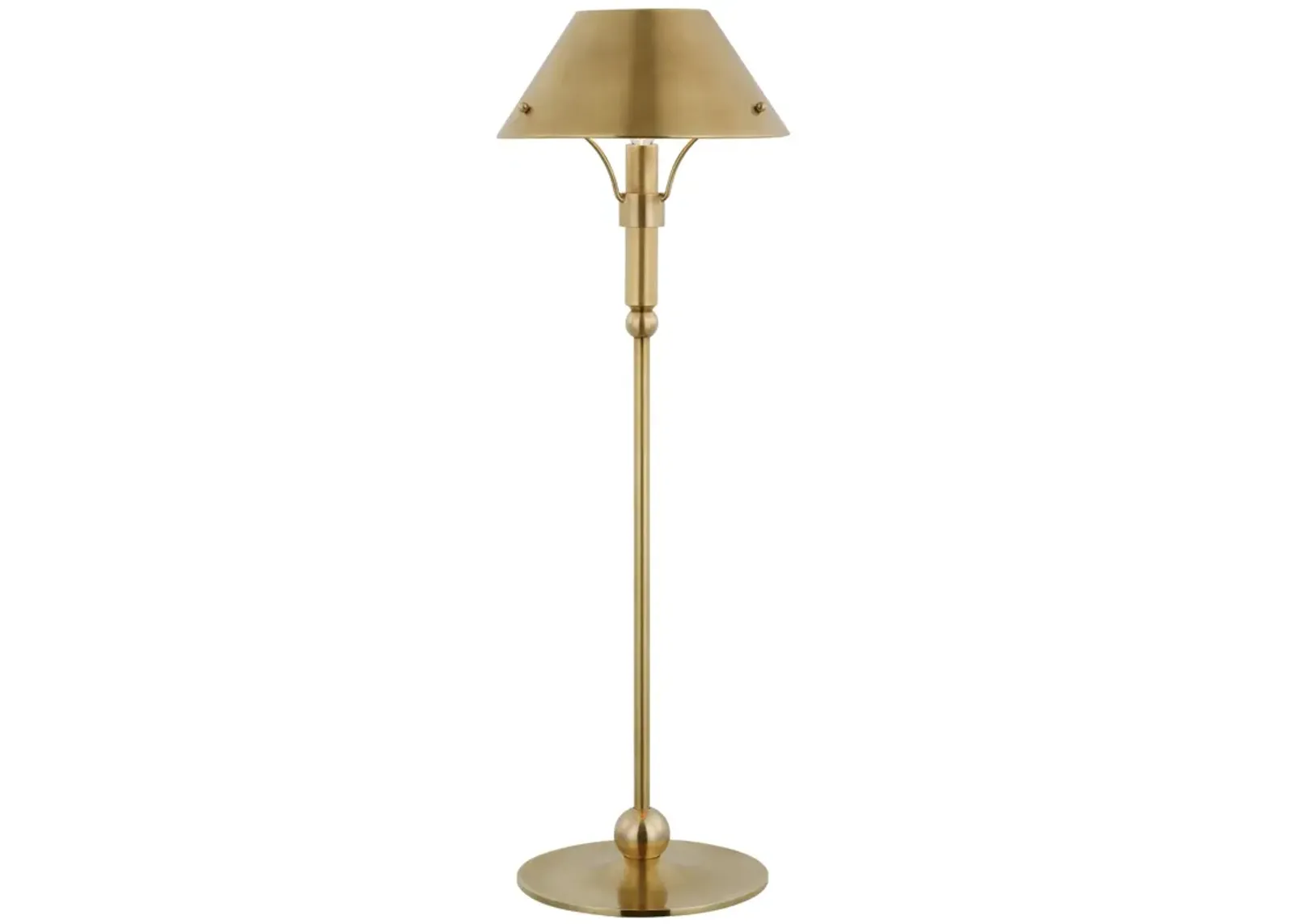 Turlington Medium Table Lamp in Hand-Rubbed Antique Brass