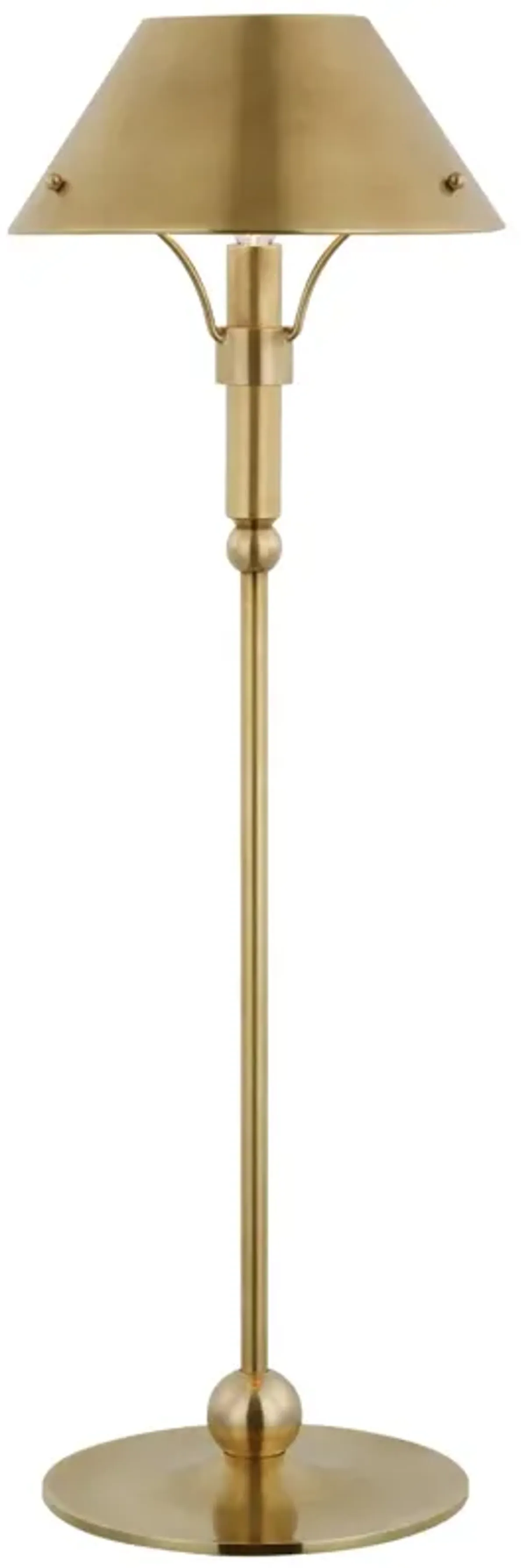 Turlington Medium Table Lamp in Hand-Rubbed Antique Brass