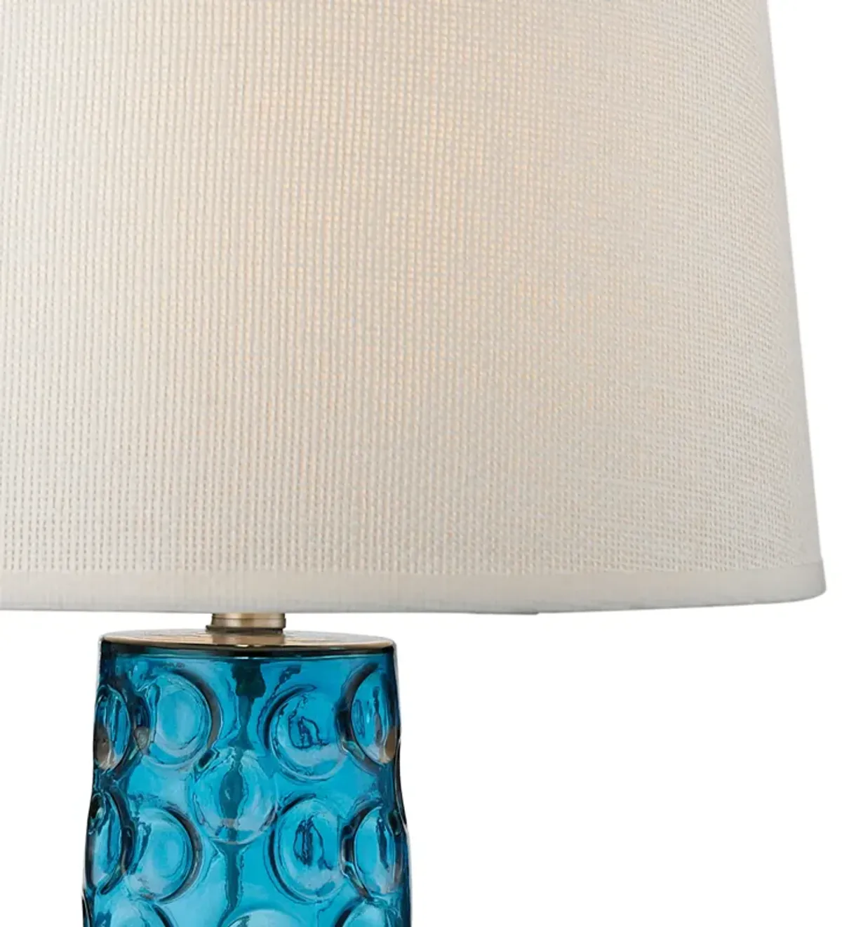 Hammered Glass 27'' High 1-Light Table Lamp