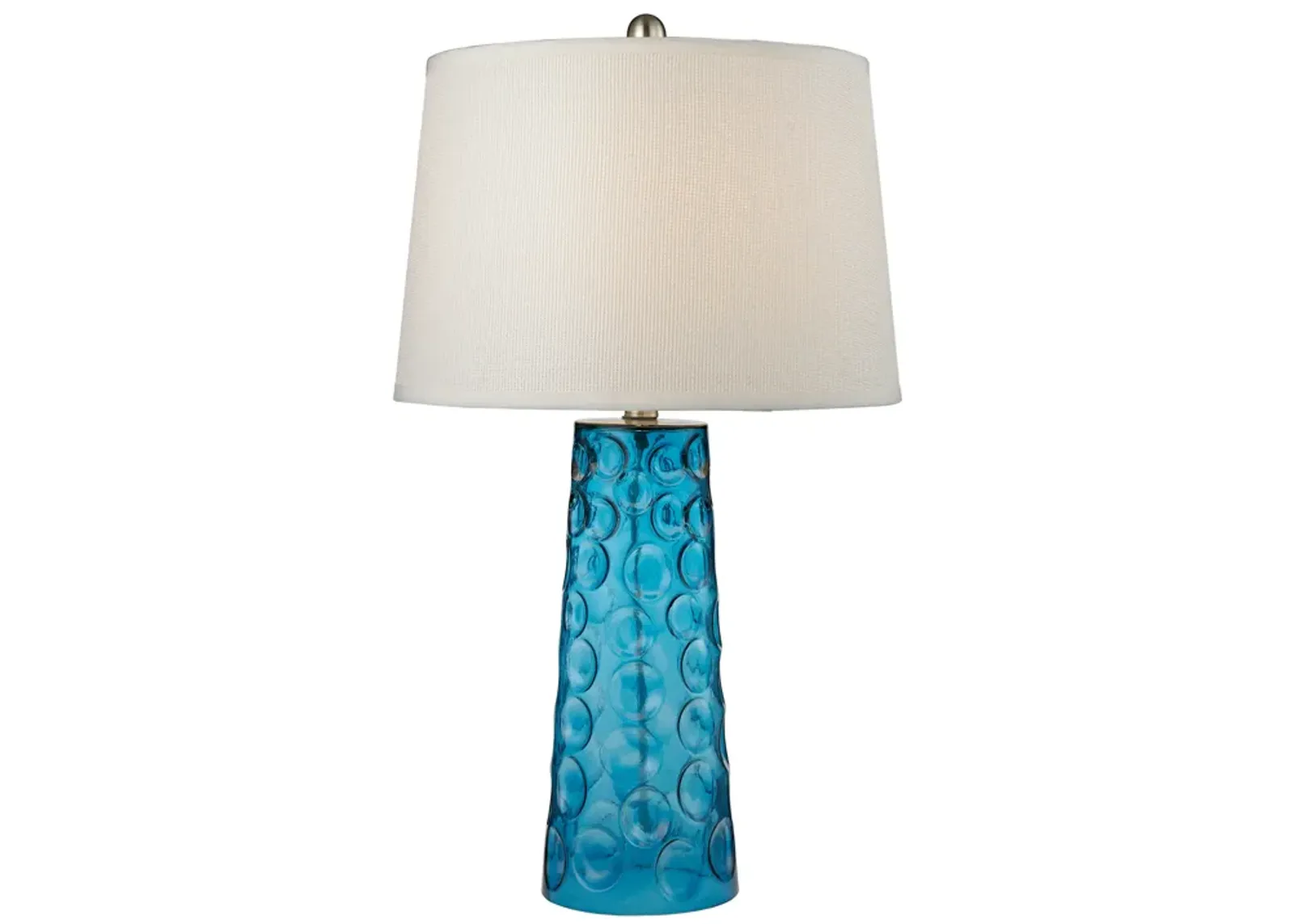 Hammered Glass 27'' High 1-Light Table Lamp