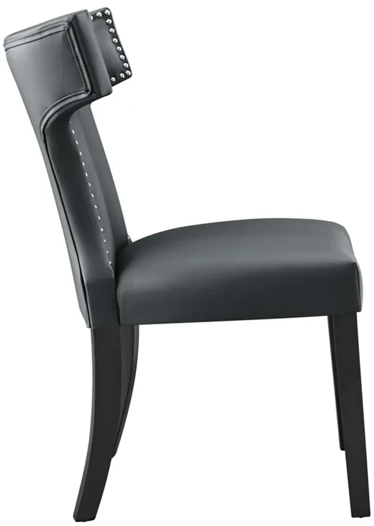 Curve Vegan Leather Dining Chair