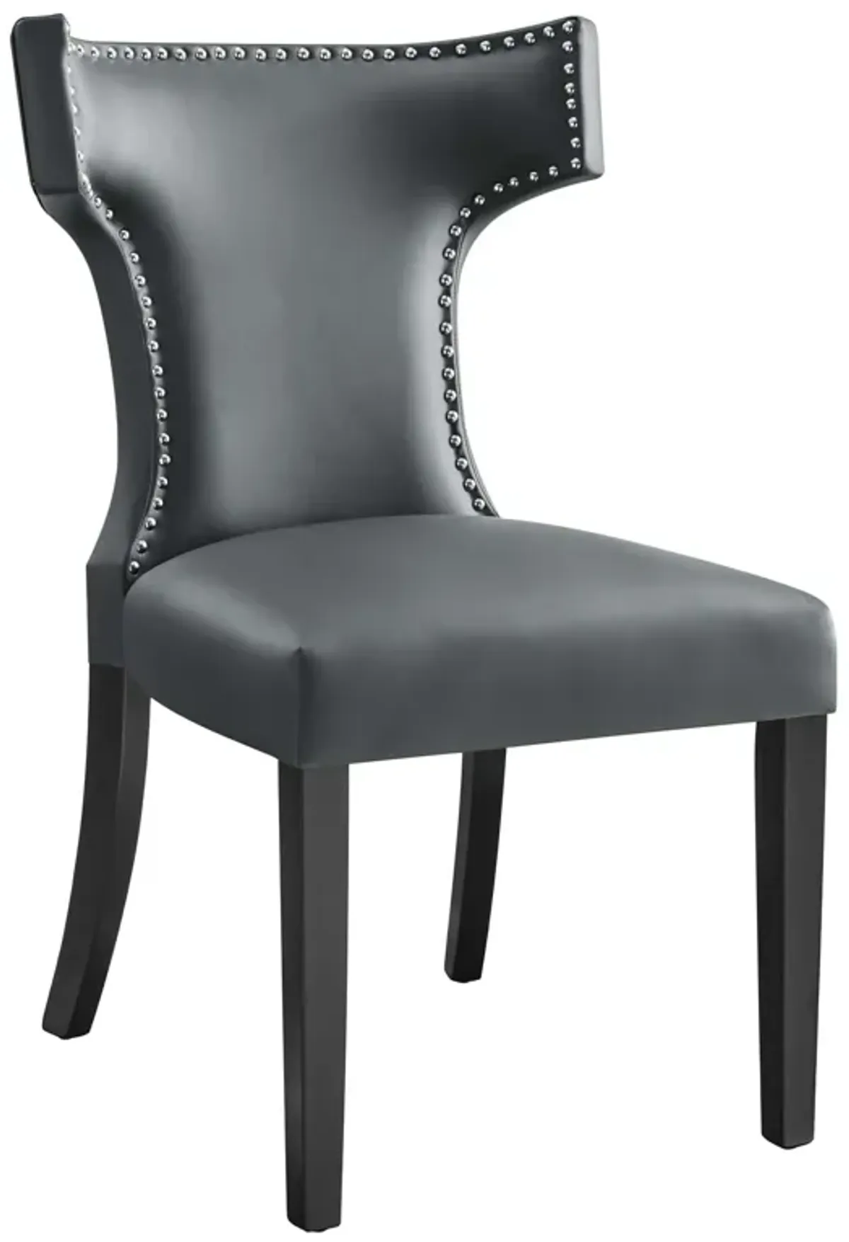 Curve Vegan Leather Dining Chair