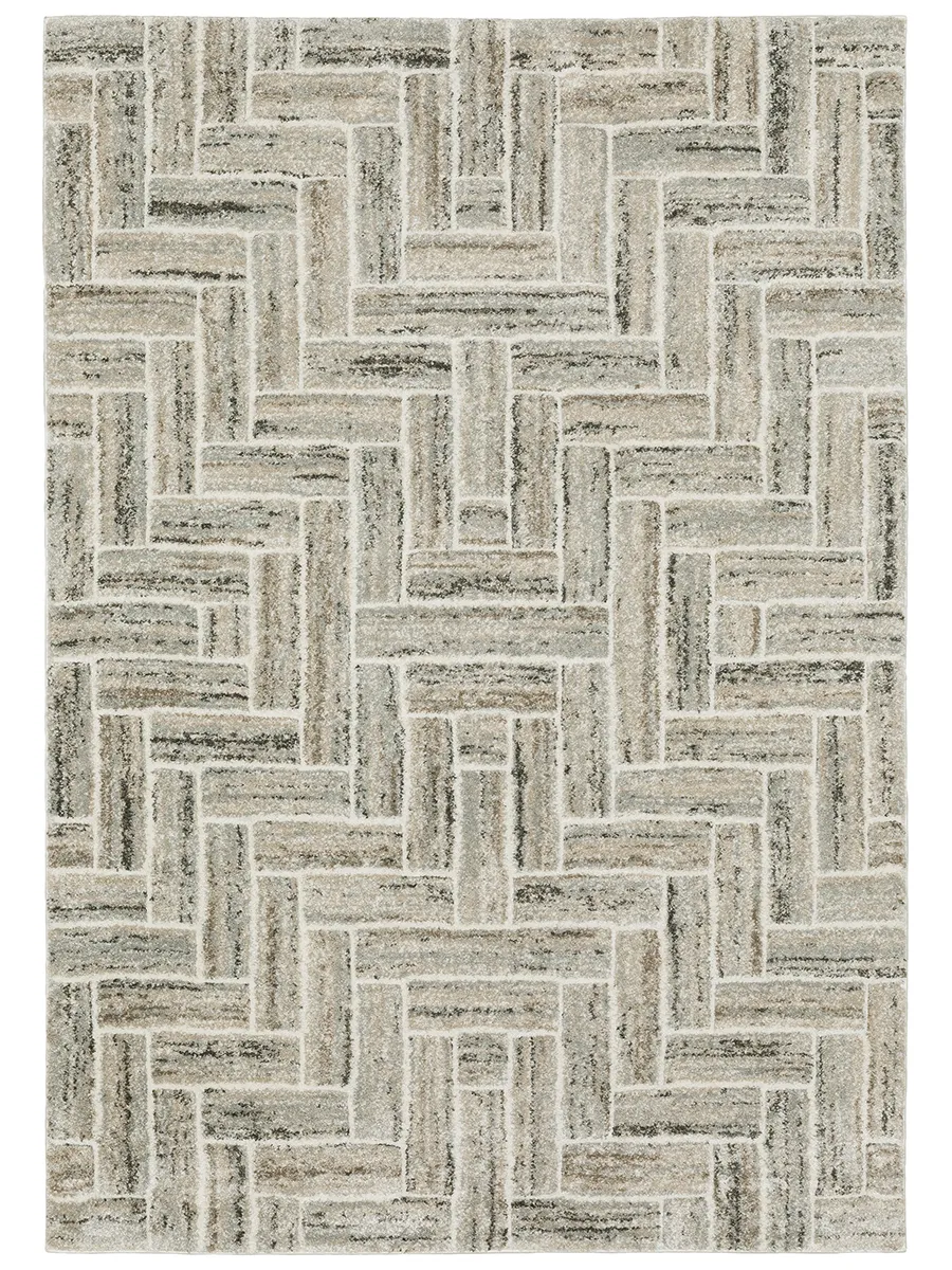 Cambria 5'3" x 7'6" Ivory Rug