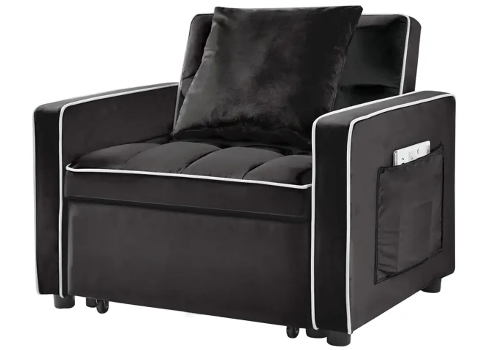 Three-in-one sofa bed chair folding sofa bed adjustable back into a sofa recliner single bed adult modern chair bed