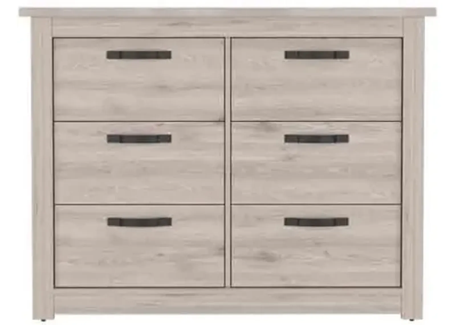 6 Drawer Double Dresser Toret, Bedroom, Light Gray