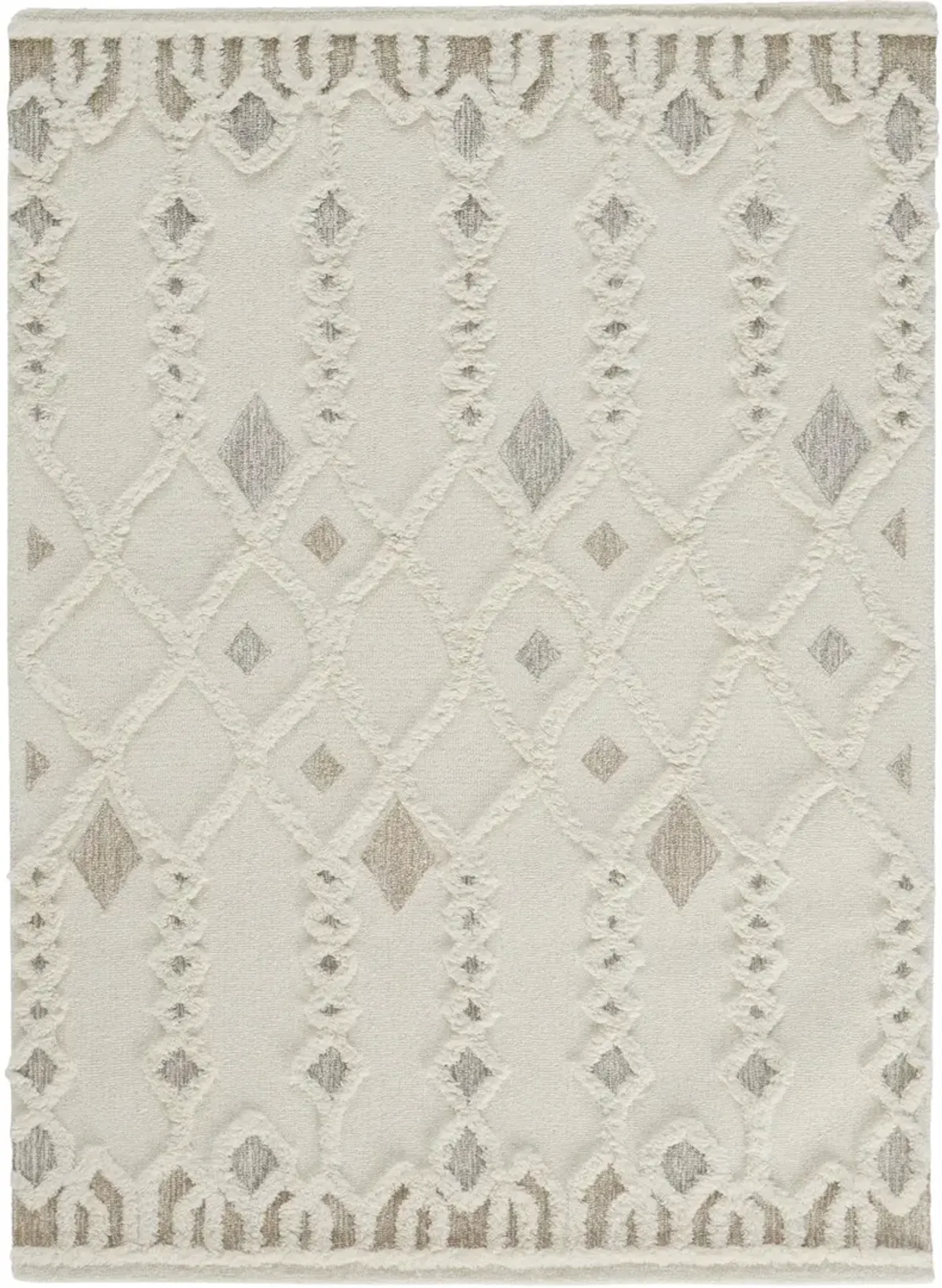 Anica 8011F Ivory/Tan/Silver 9' x 12' Rug