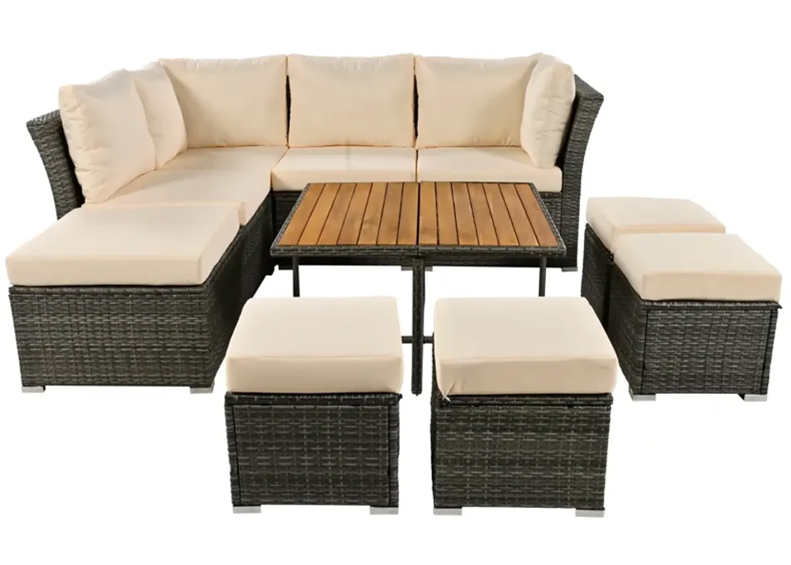 Merax Outdoor Conversation Sofa Set Patio Furniture Set