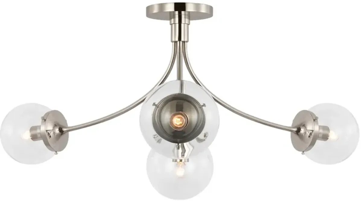 Prescott Med Semi-Flush Mount