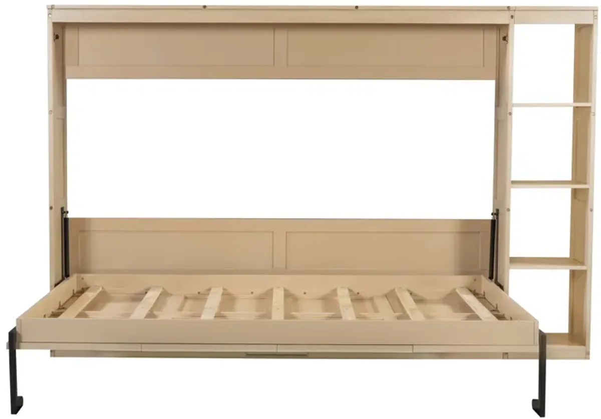 Merax Murphy Bed with Bookshelf