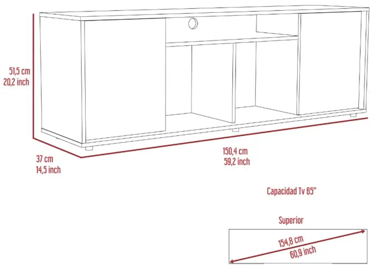 Tv Stand For Tv´S Up 60" Tucson, Living Room, Black