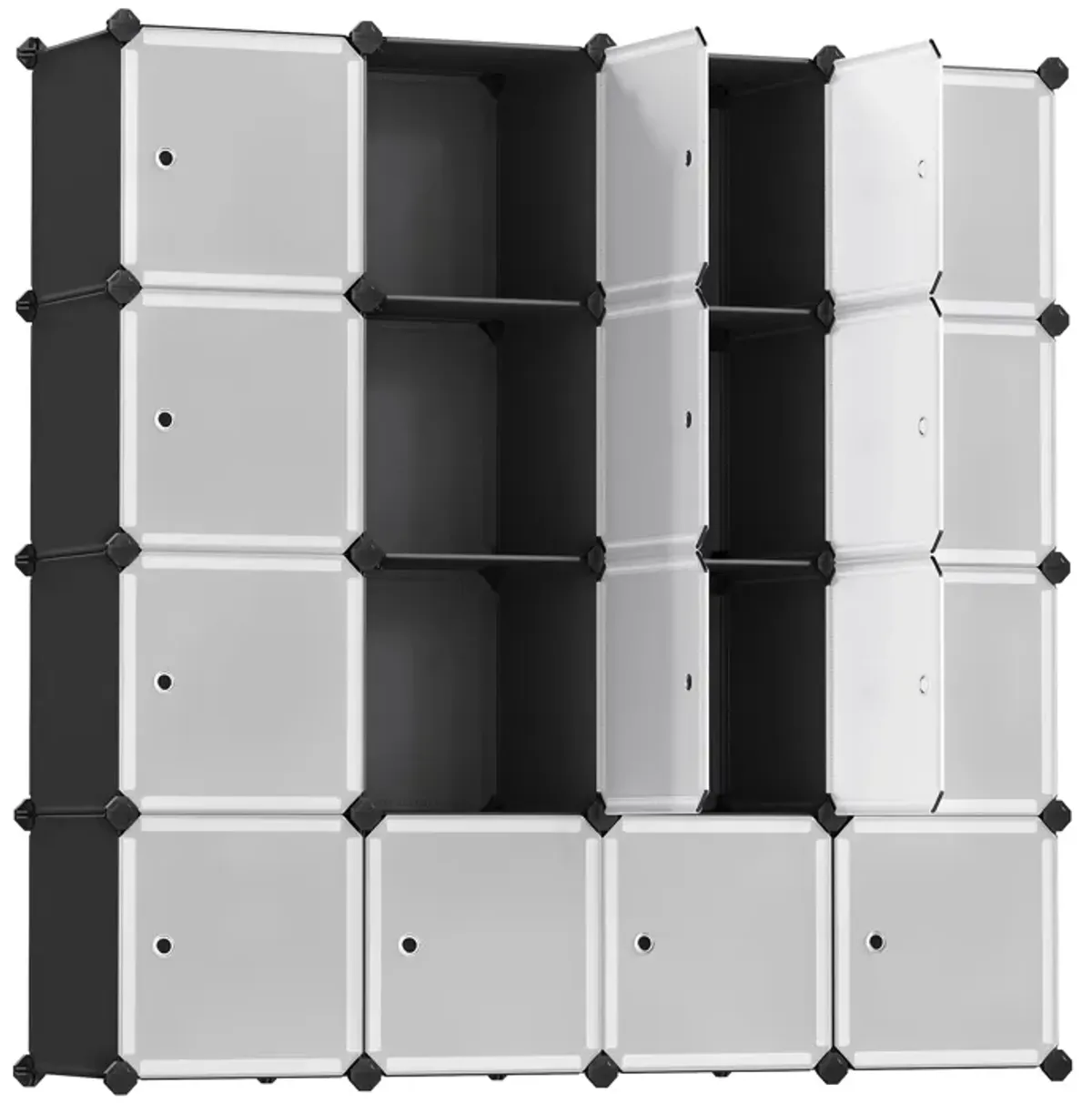 Modular 9-Cube Storage Shelving for Bedroom & Living Room