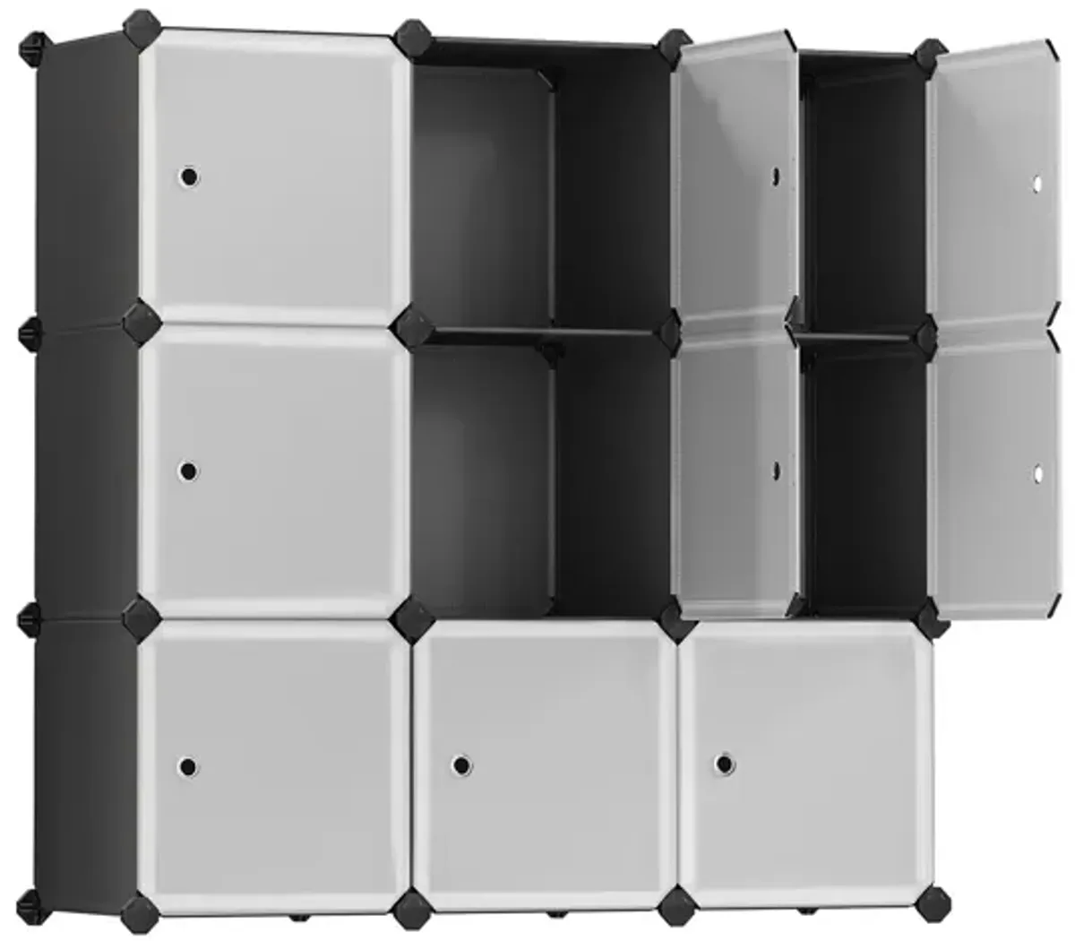 Modular 9-Cube Storage Shelving for Bedroom & Living Room