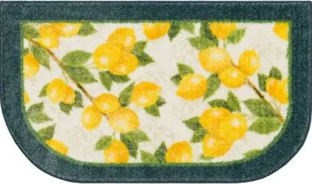 Lemon Grove Navy 2' x 3' 4" Kitchen Mat