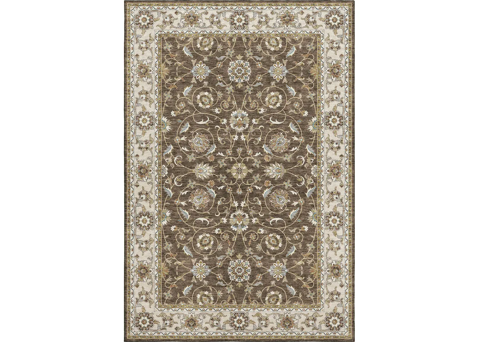 Hatay HY1 Chocolate 5' x 7'6" Rug