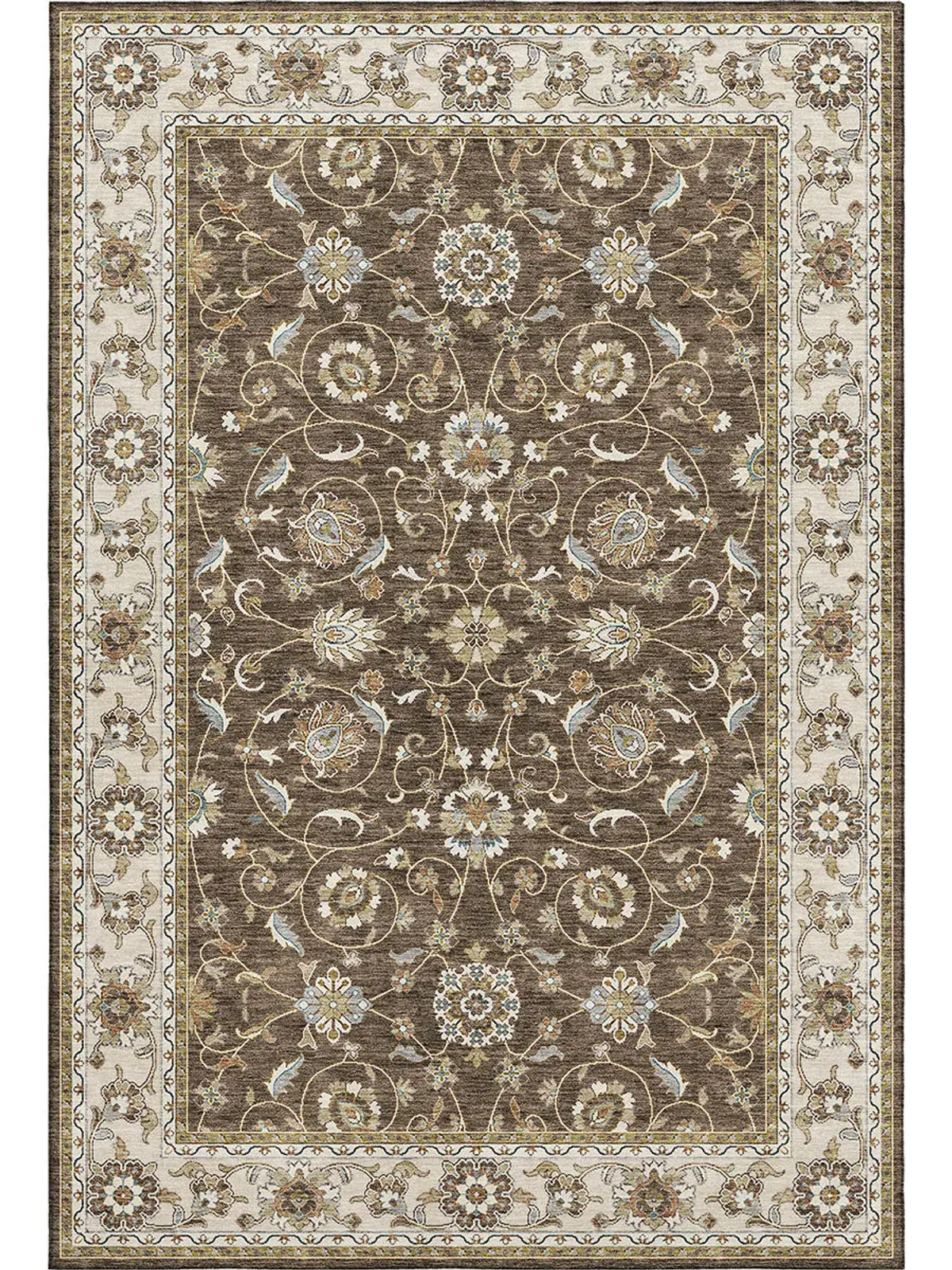 Hatay HY1 Chocolate 5' x 7'6" Rug