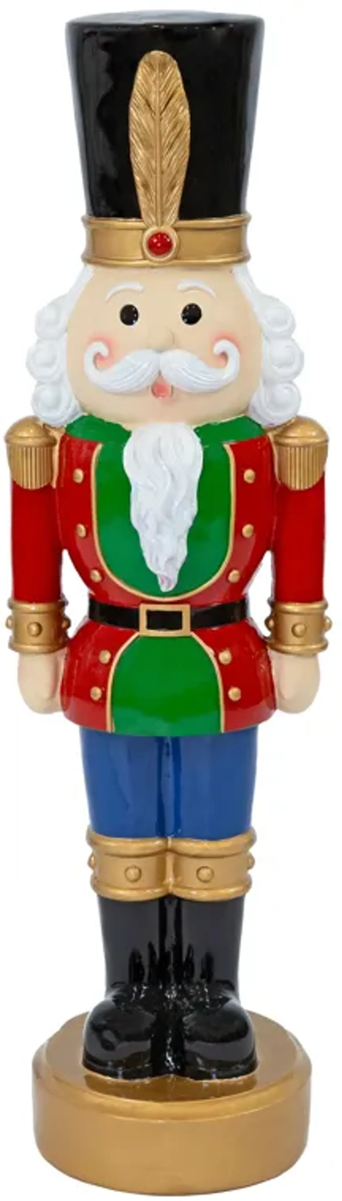 Sunnydaze Tommy the Toy Soldier Nutcracker Statue - 37" H