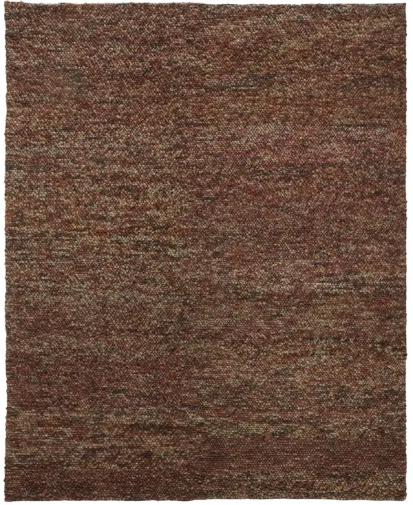Berkeley 0821F Brown/Orange/Red 8' x 11' Rug