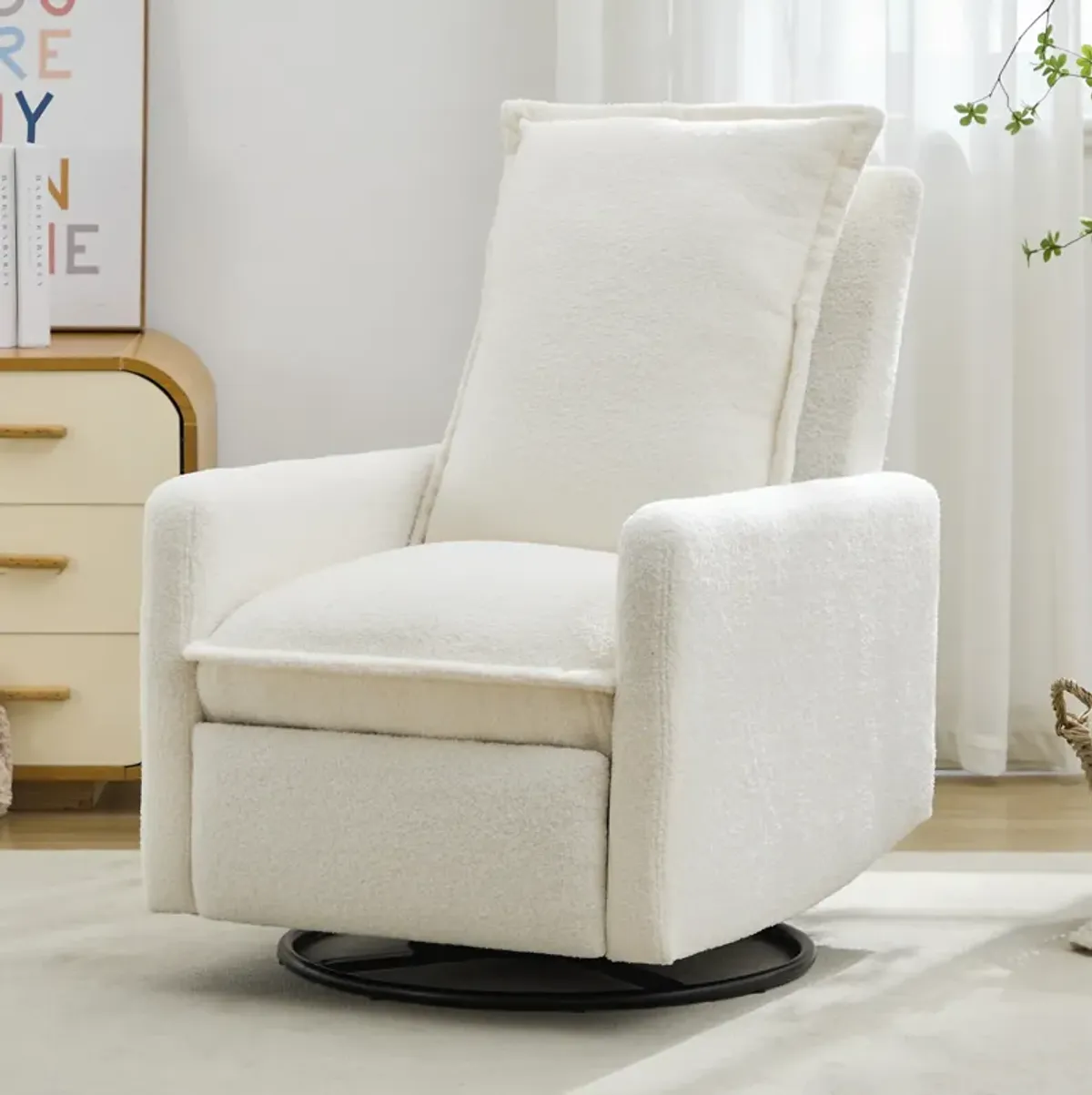 Merax Swivel Rocker Manual Recliner Chair