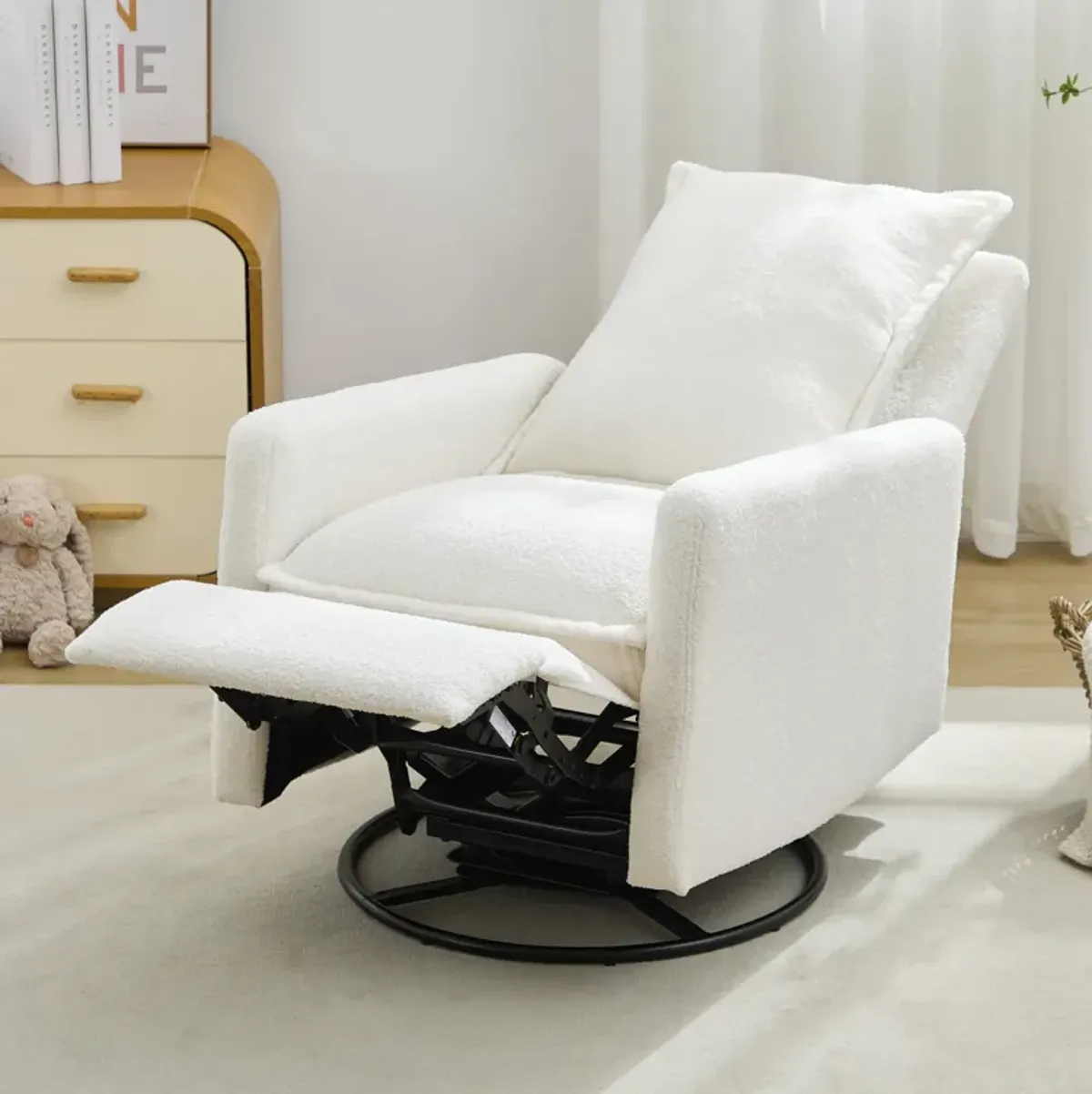 Merax Swivel Rocker Manual Recliner Chair