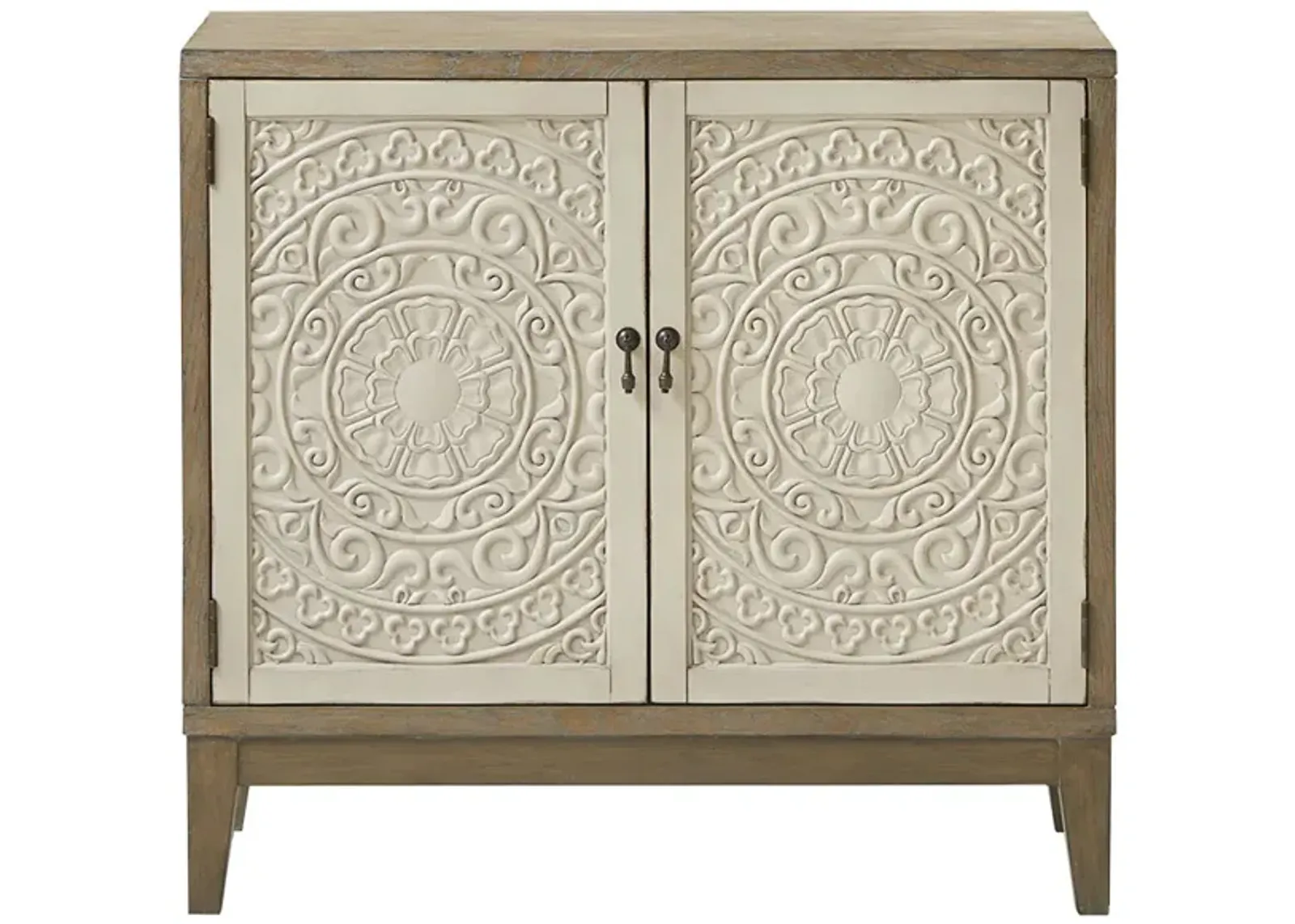 Gracie Mills Poirier Walnut Finish Accent Chest