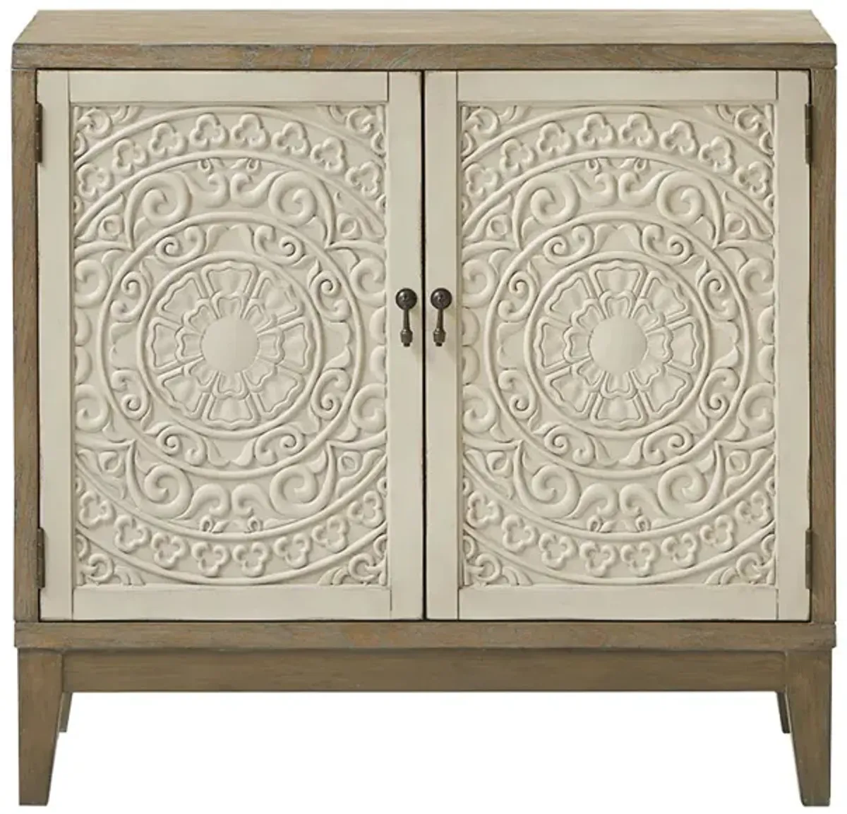 Gracie Mills Poirier Walnut Finish Accent Chest