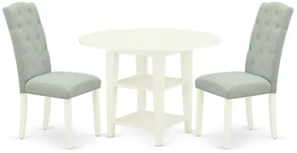 Dining Room Set Linen White