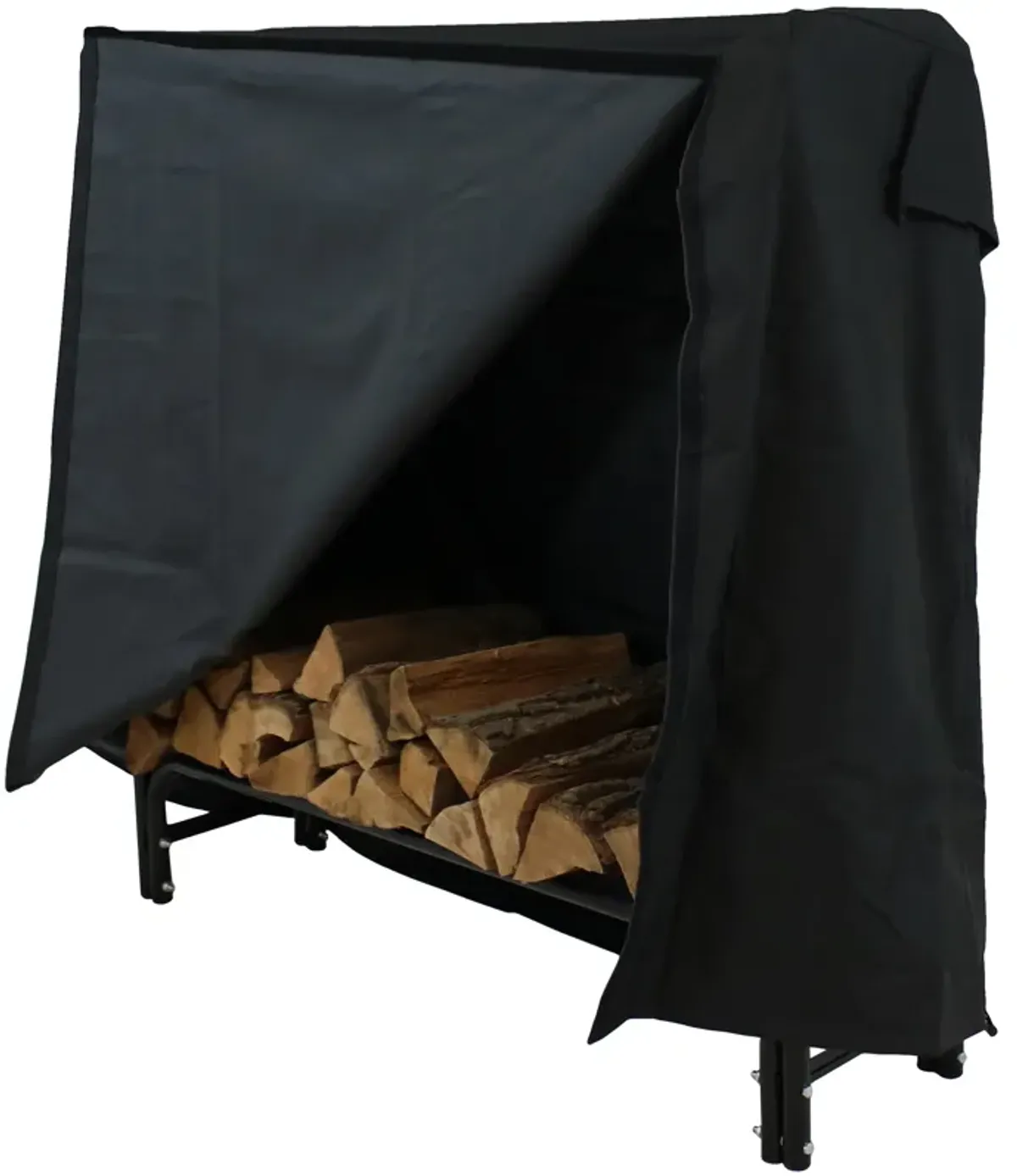 Sunnydaze Weather-Resistant Polyester Firewood Log Rack Cover