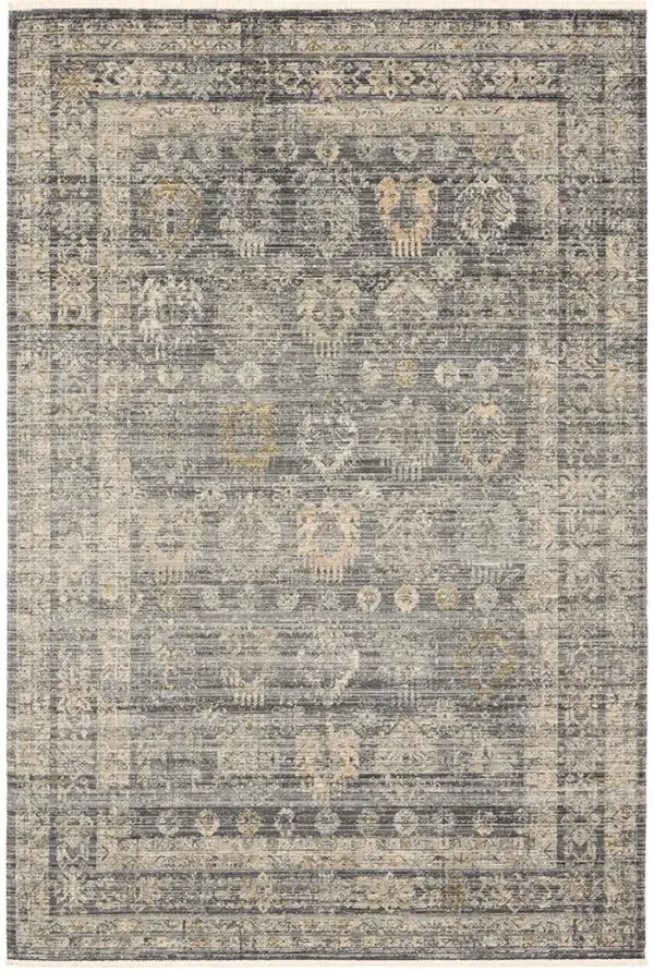 Tejal TEJ06 Anthracite 2'6" x 8' Rug
