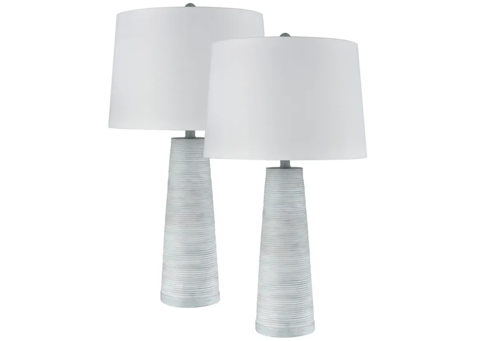 Kent 31'' High Light Blue 1-Light Table Lamp Set