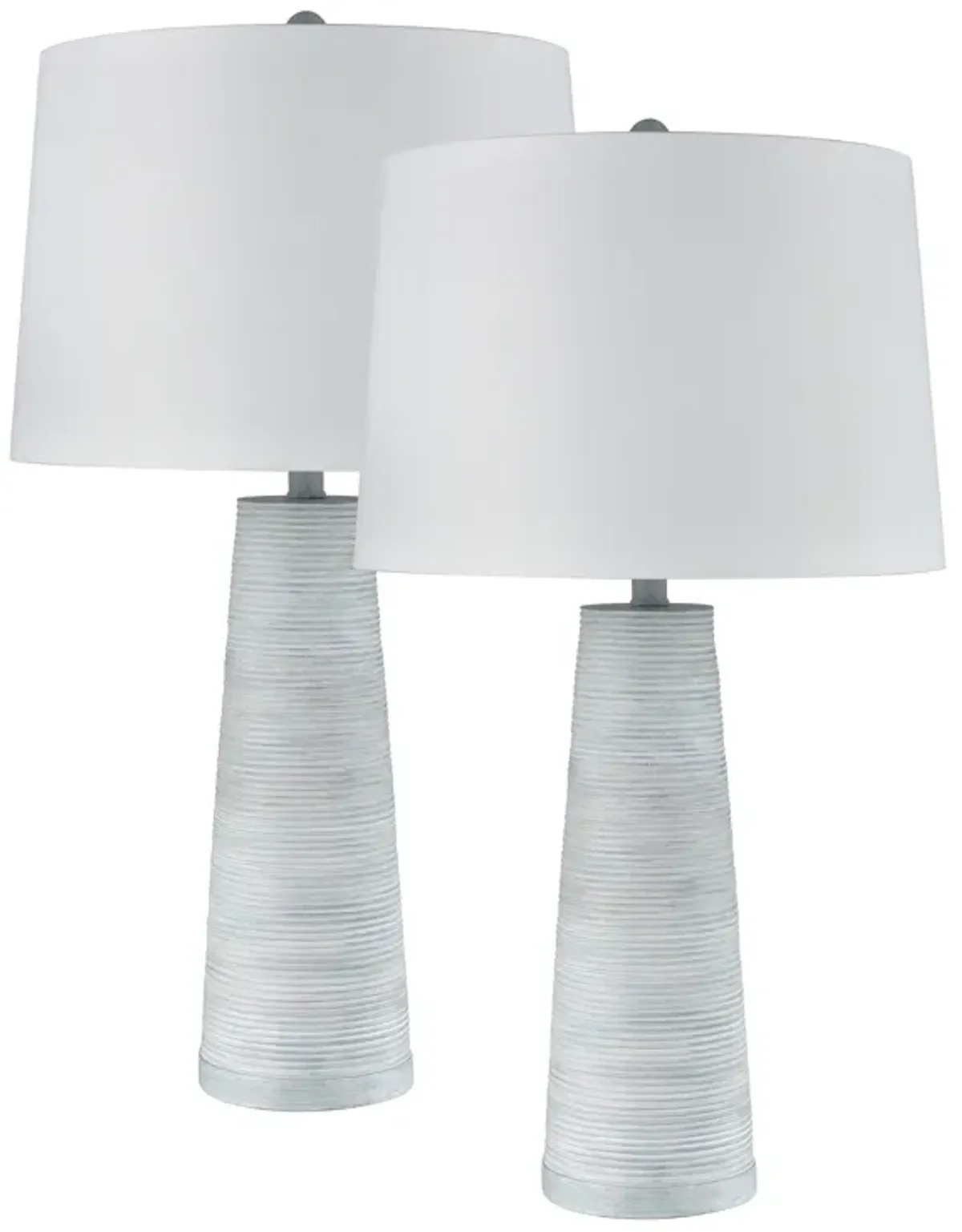 Kent 31'' High Light Blue 1-Light Table Lamp Set