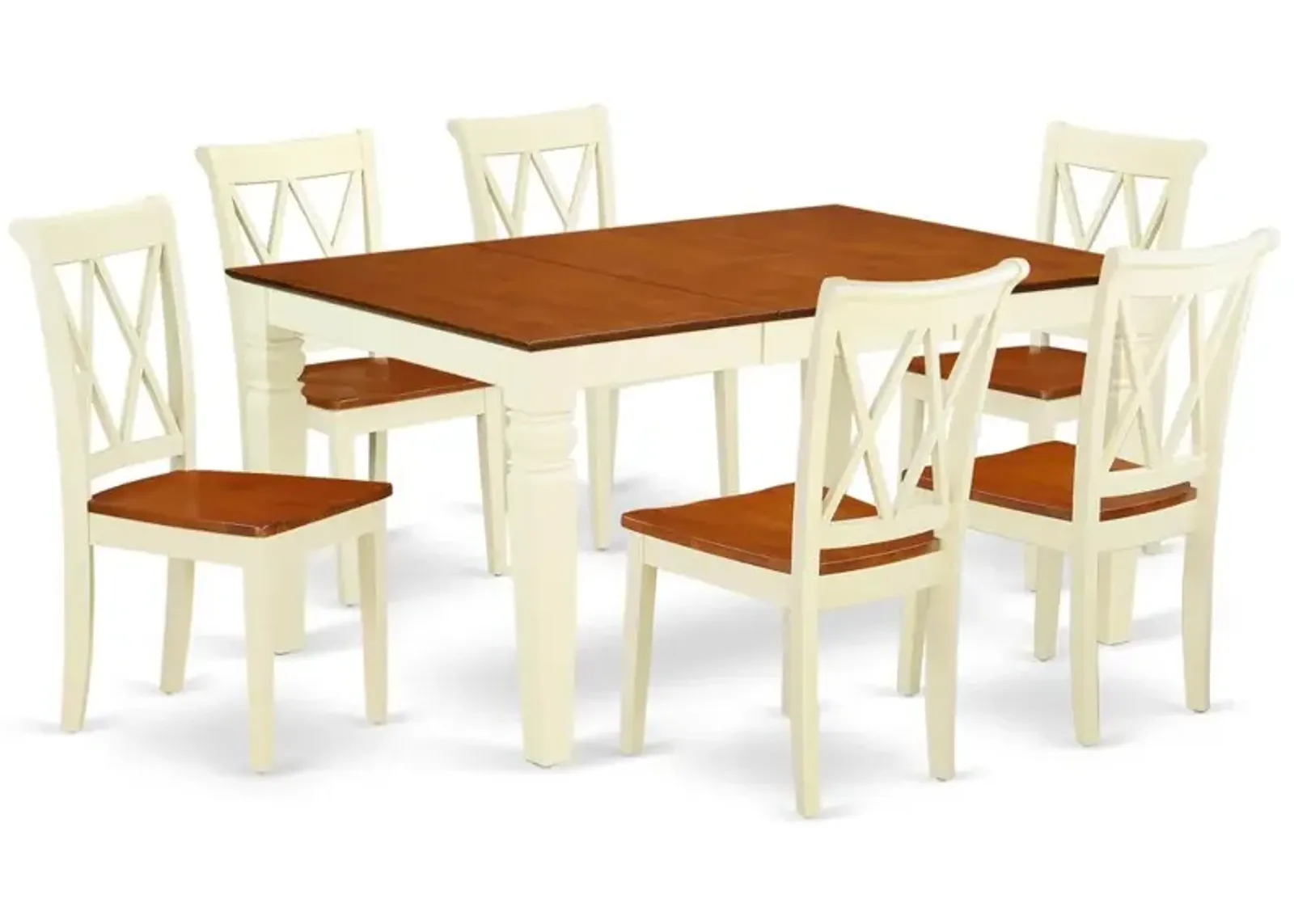 Dining Room Set Buttermilk & Cherry