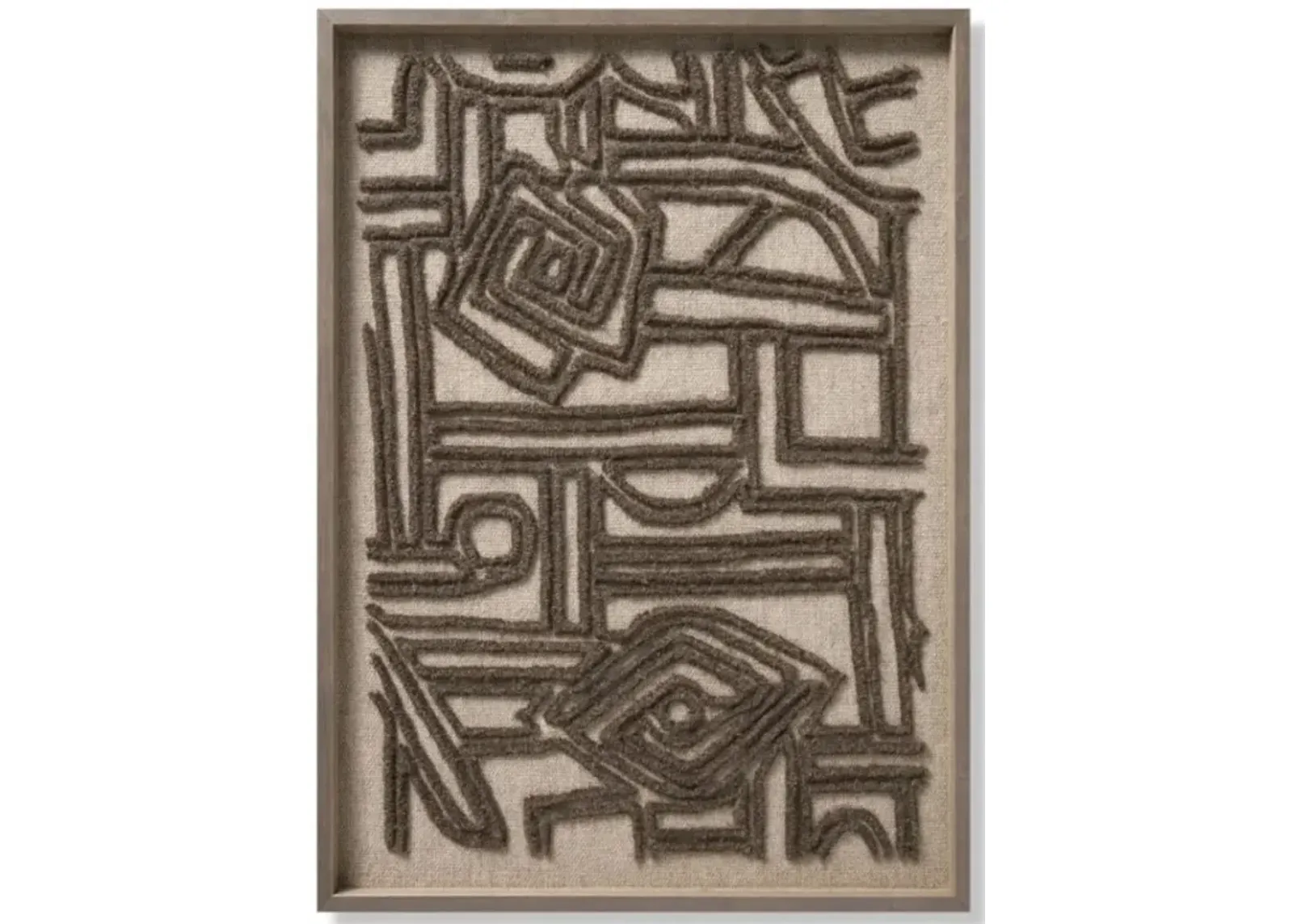 Allegory Brown Ivory Wall Art