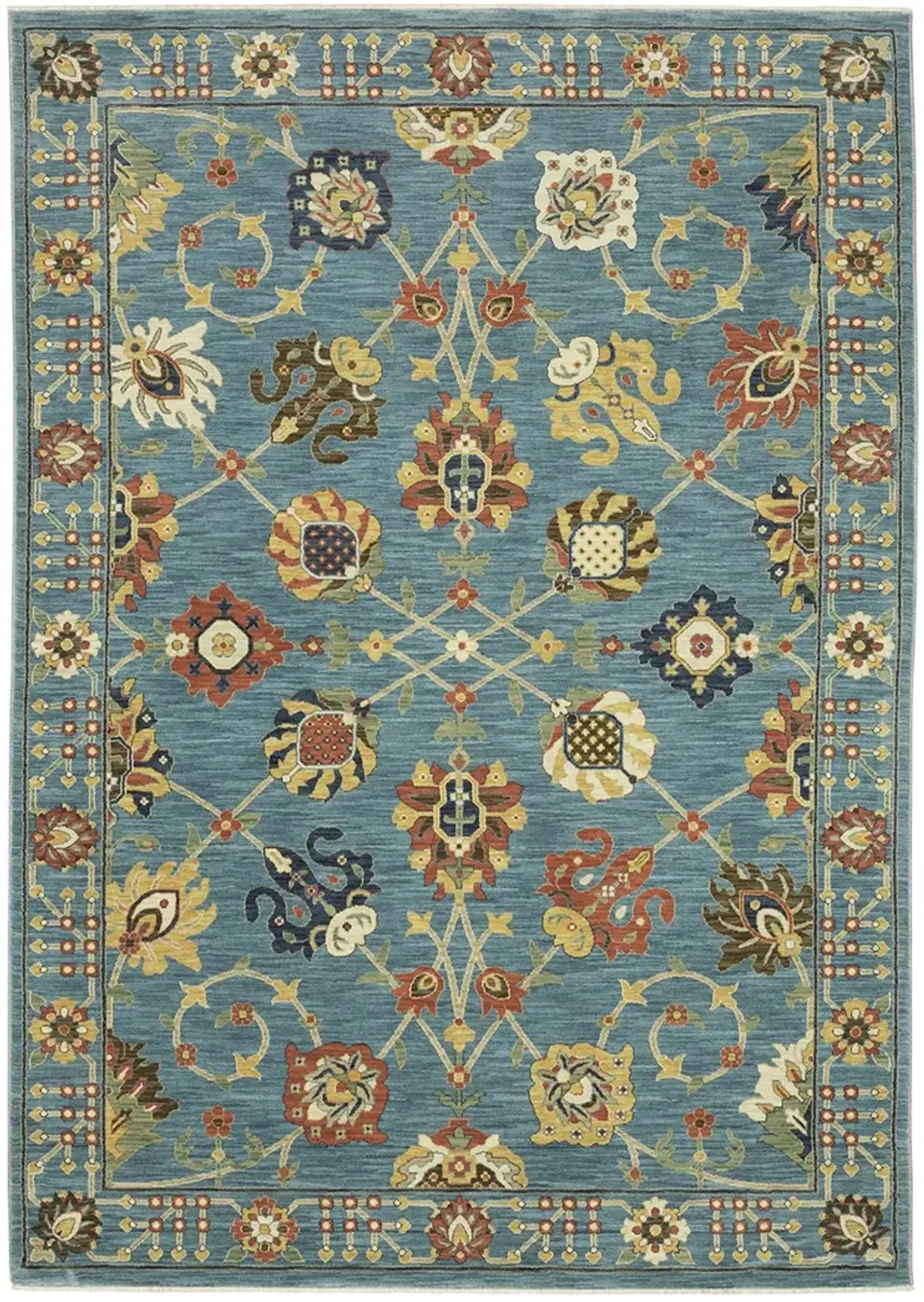 Francesca 3'3" x 5' Blue Rug