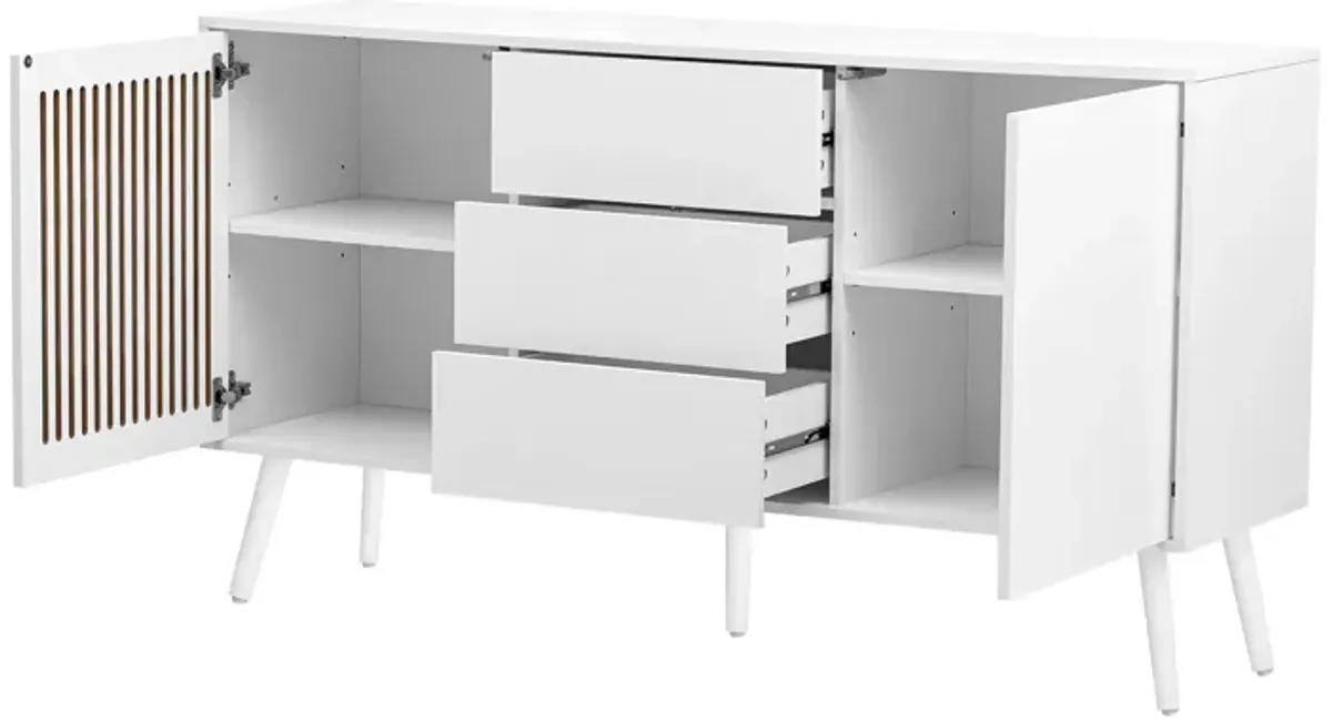 Merax Modern Storage Cabinet with Adjustable Shelf