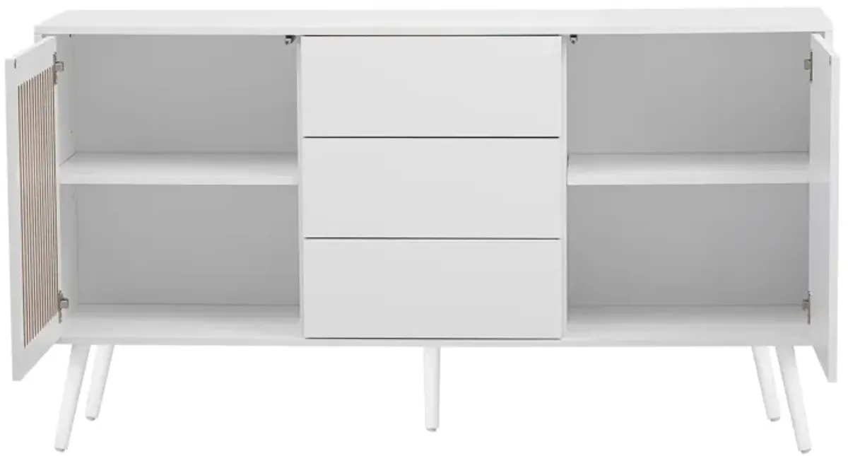 Merax Modern Storage Cabinet with Adjustable Shelf