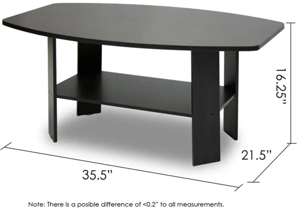 Simple Design Coffee Table, Espresso